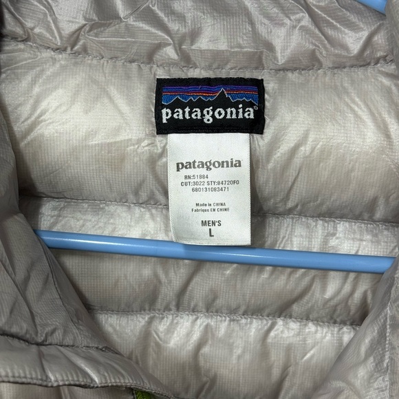 Patagonia Down Sweater Lightweight Puffer Jacket Special Edition Mens Sz Large - Picture 9 of 14